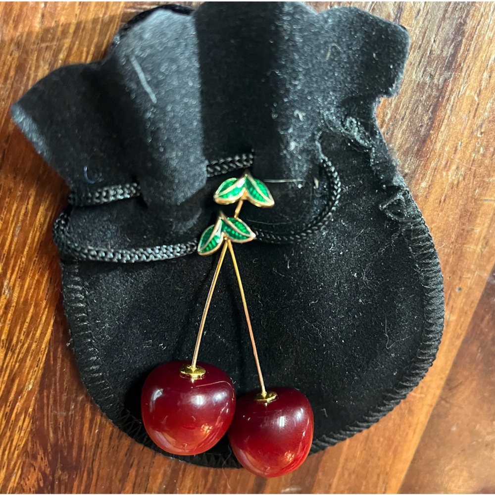 Cherry earrings